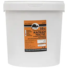 Капкан от грызунов, крыс и мышей (тесто-паста) (арахис) (ведро), 10 кг