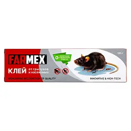 Farmex (Фармекс) клей от грызунов, крыс, мышей и насекомых, 135 г. Фото N3
