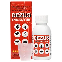 Dezus (Дезус) "Super" средство от клопов, тараканов, блох, муравьев, 100 мл. Фото N2