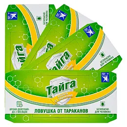 Тайга клеевая ловушка от тараканов, 1 шт 4 упак