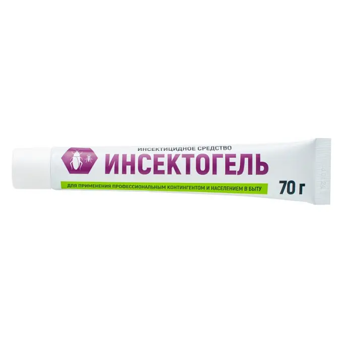 Инсектогель гель от тараканов и муравьев (туба), 70 г