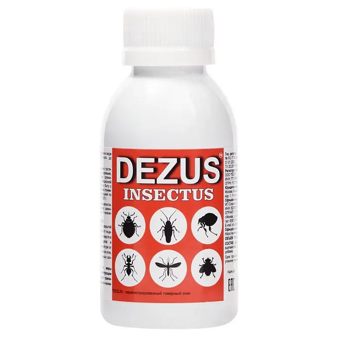 Dezus (Дезус) "Super" средство от клопов, тараканов, блох, муравьев, 100 мл. Фото N10