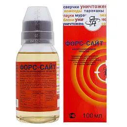 Форсайт (Форссайт) средство от клопов, тараканов, блох, муравьев, комаров, мух, 100 мл