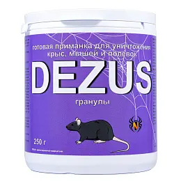 Dezus (Дезус) приманка от грызунов, крыс и мышей (гранулы), 250 г