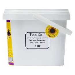 Том Кот приманка от грызунов, крыс и мышей (мягкие брикеты) (подсолнух / жареные семечки), 2 кг. Фото N3