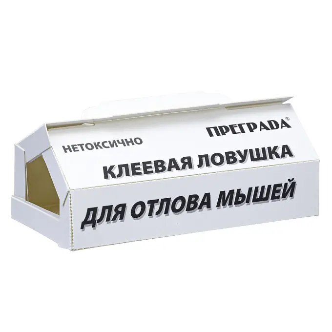 Преграда клеевые ловушки для мышей (пластина-домик), 2 шт. Фото N2