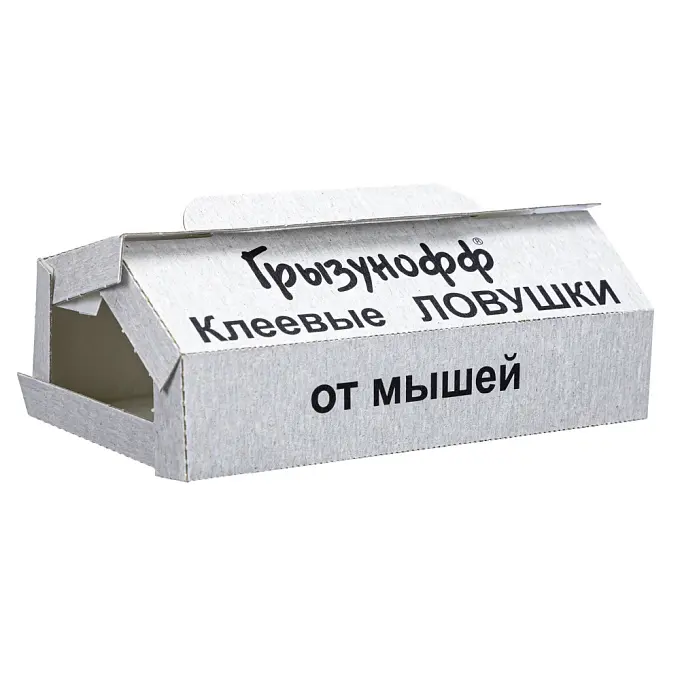 Грызунофф клеевые ловушки для отлова грызунов, крыс и мышей (домик), 2 шт. Фото N2