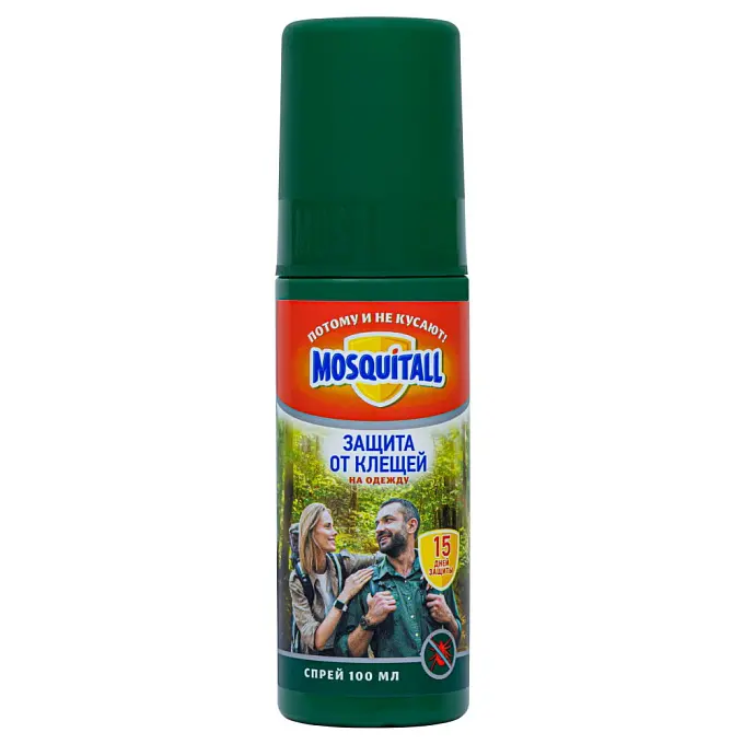 Mosquitall (Москитол) Специальная защита спрей от клещей, 100 мл