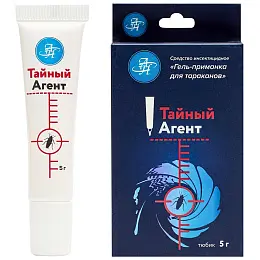 Тайный Агент гель от тараканов, 5 г