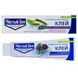 Чистый Дом клей от грызунов, крыс и мышей, 130 г