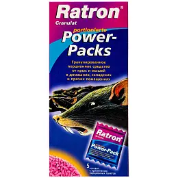 Ratron (Ратрон) приманка от грызунов, крыс и мышей (пакетики) (гранулы), 5 шт