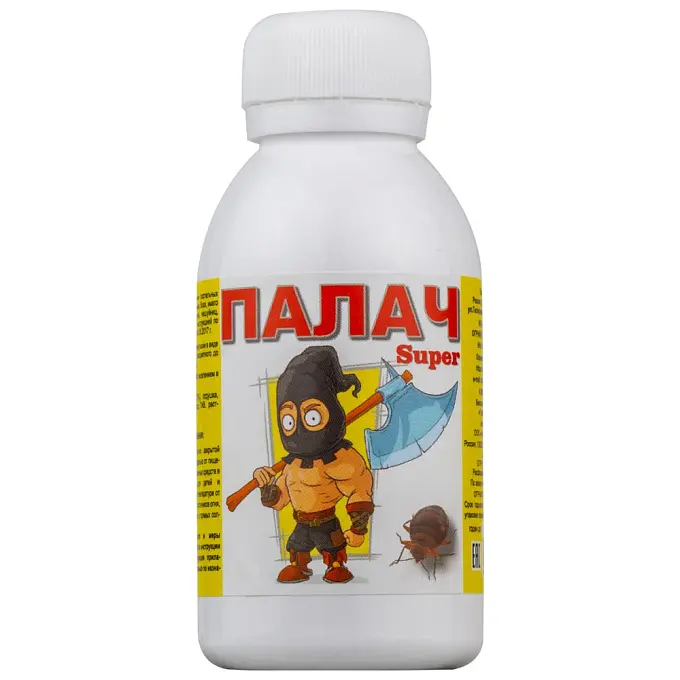 Палач "Super" средство от клопов, тараканов, блох, муравьев, 100 мл. Фото N8