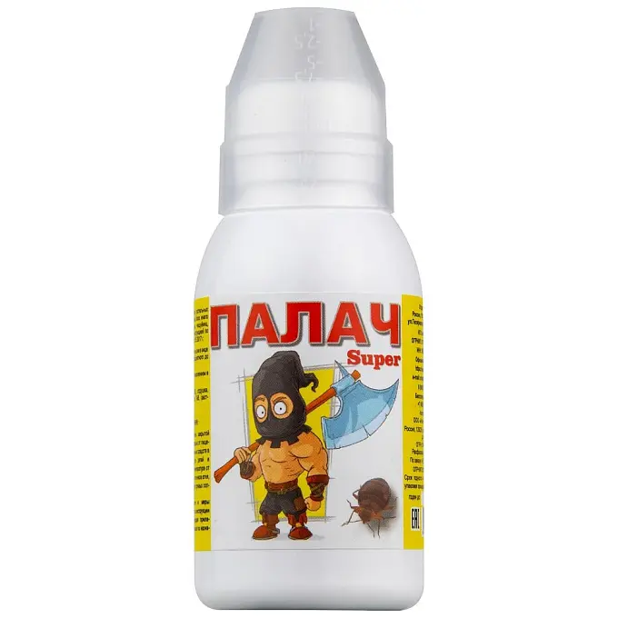 Палач "Super" средство от клопов, тараканов, блох, муравьев, 100 мл. Фото N9