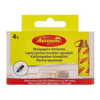 Aeroxon (Аэроксон) липкие ленты от мух, 4 шт