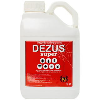 Dezus (Дезус) "Super" средство от клопов, тараканов, блох, муравьев, 5 л