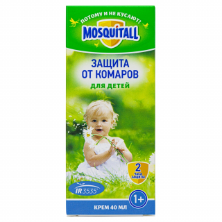Mosquitall (Москитол) "Нежная защита" крем от комаров, 40 мл