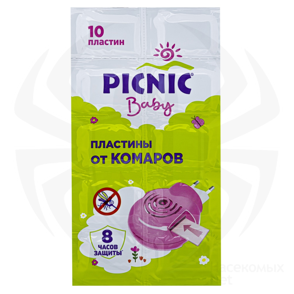 Picnic (Пикник) Baby пластины от комаров, 10 шт