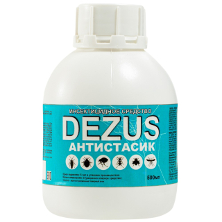 Dezus (Дезус) Антистасик средство от клопов, тараканов, блох, муравьев, мух, комаров, 500 мл