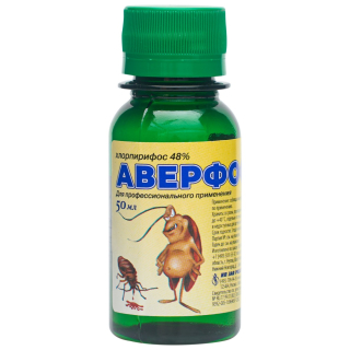 Аверфос средство от клопов, тараканов, блох, муравьев, комаров, мух, 50 мл
