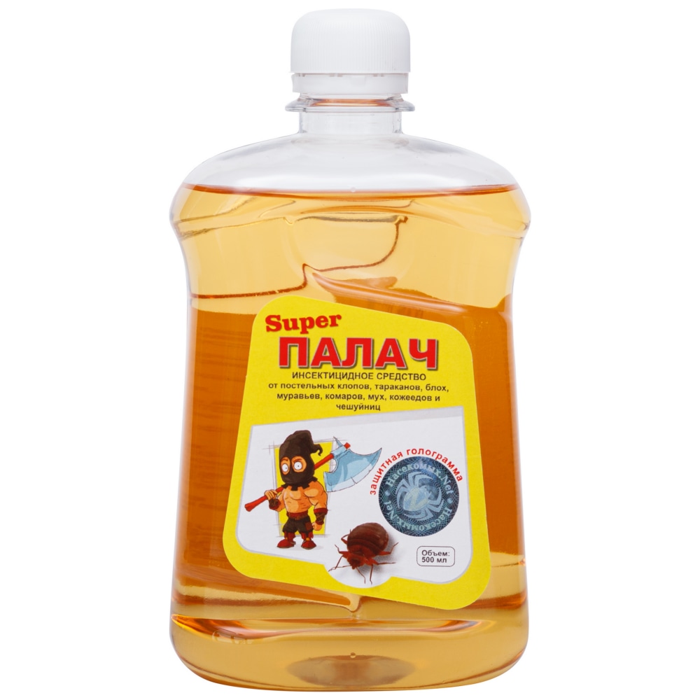 Палач "Super" средство от клопов, тараканов, блох, муравьев, 500 мл