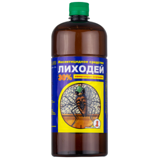 Лиходей (Кукарача) средство от клопов, тараканов, блох, муравьев, комаров, мух, 1 л