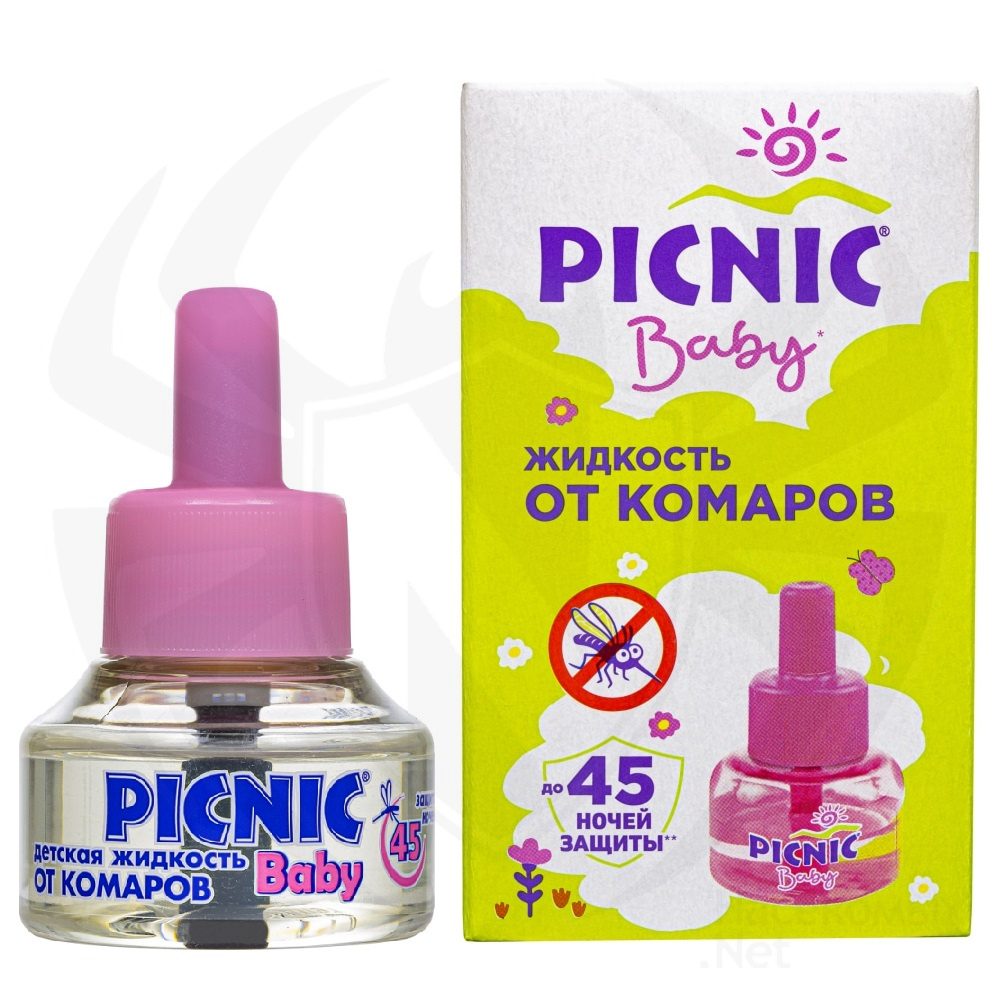 Picnic (Пикник) Baby жидкость от комаров (45 ночей), 30 мл