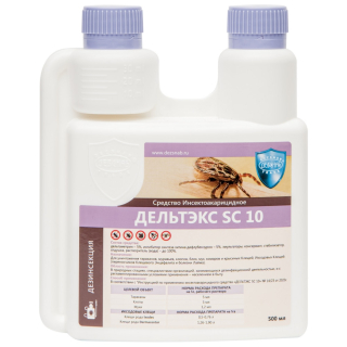 Дельтэкс SC10 средство от клопов, тараканов, блох, муравьев, 500 мл