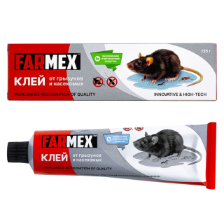 Farmex (Фармекс) клей от грызунов, крыс, мышей и насекомых, 135 г