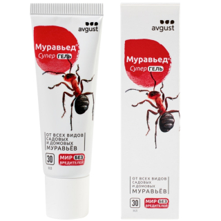 Avgust (Август) Муравьед Супер гель от муравьев (туба), 30 мл