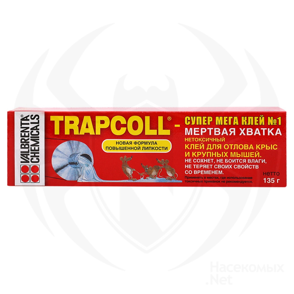 Trapcoll (Трапколл) клей от грызунов, крыс и мышей, 135 г. Фото N2