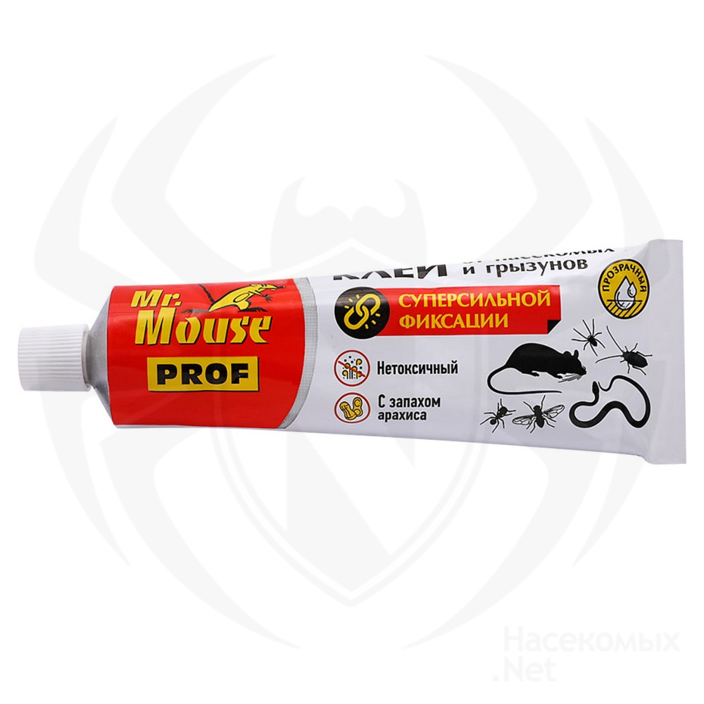 Mr.Mouse (Мистер Маус) PROF клей от грызунов, крыс, мышей и насекомых, 135 г. Фото N3