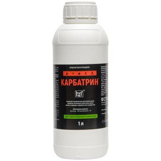 Карбатрин средство от клопов, тараканов, блох, муравьев, 1 л