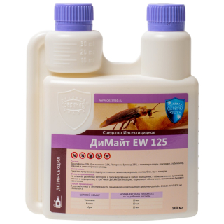 ДиМайт EW 125 средство от клопов, тараканов, блох, муравьев, комаров, мух, 500 мл