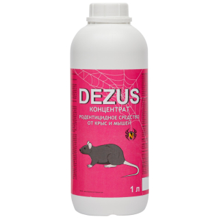 Dezus (Дезус) концентрат для приготовления приманок от грызунов, крыс и мышей, 1 л