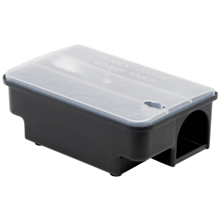 Контейнер PCOM102UV контейнер для раскладки родентицидов "Прозрачная крышка" (оснащен замками, креплением к полу, системой крепления приманки) (220x140x80), 1 шт