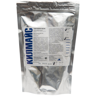 Kilmice (Килмайс) Super Protect приманка от грызунов, крыс и мышей (пакет) (парафиновые брикеты) (карамель), 500 г