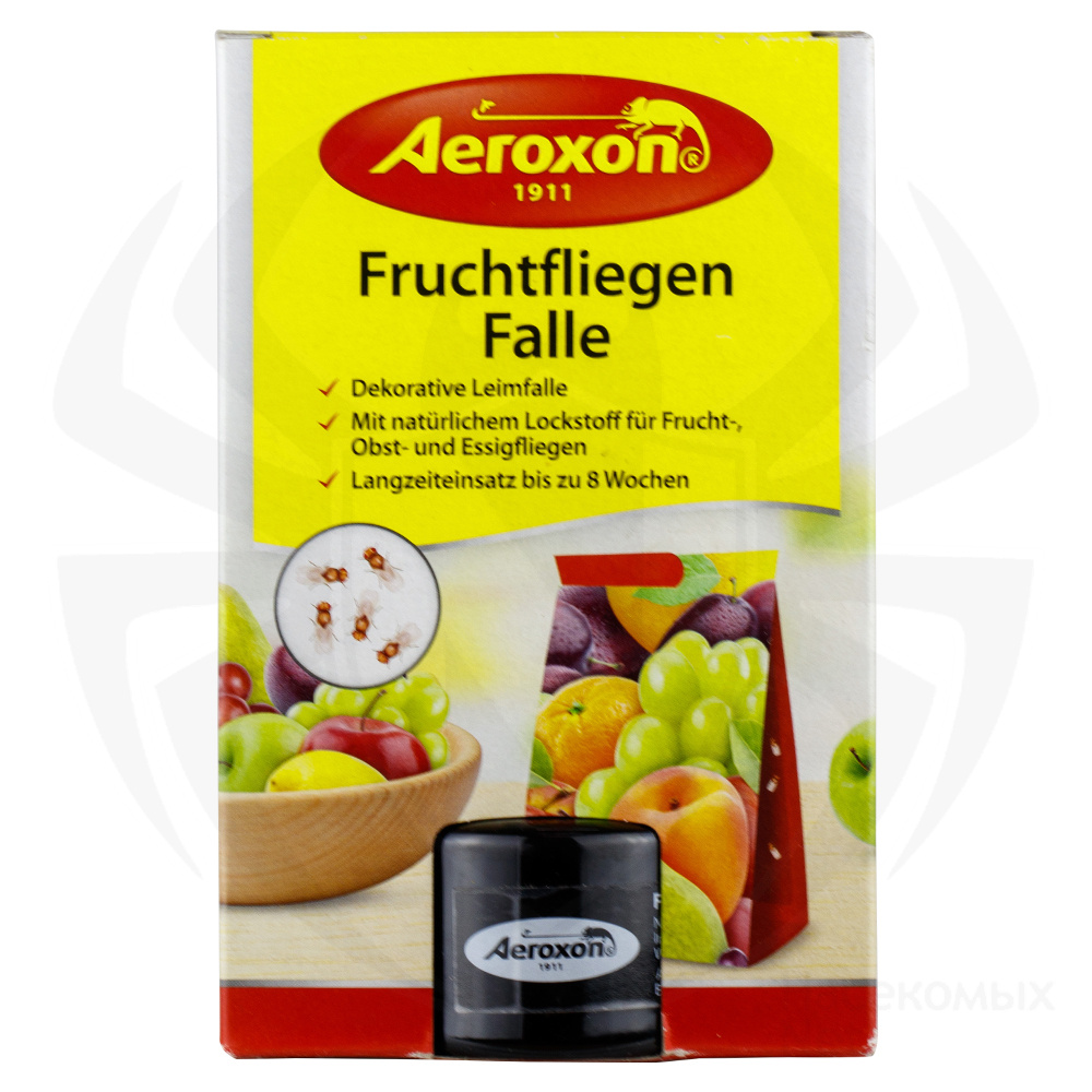 Aeroxon (Аэроксон) Fruitvliegenval липкая ловушка для фруктовых мушек, 1 шт. Фото N7