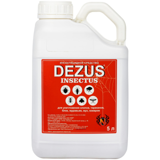 Dezus (Дезус) Insectus средство от клопов, тараканов, блох, муравьев, 5 л