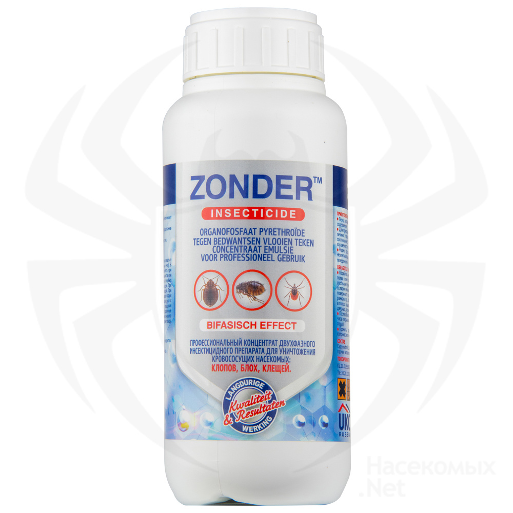 Zonder (Зондер) средство от клопов, тараканов, блох, муравьев, 500 мл. Фото N2