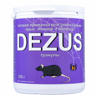 Dezus (Дезус) приманка от грызунов, крыс и мышей (гранулы), 250 г