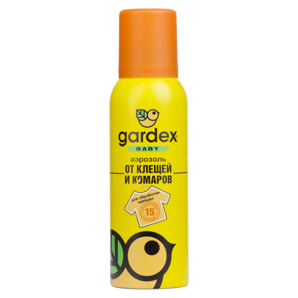 Gardex (Гардекс) Baby аэрозоль от клещей, комаров (для детей), 100 мл