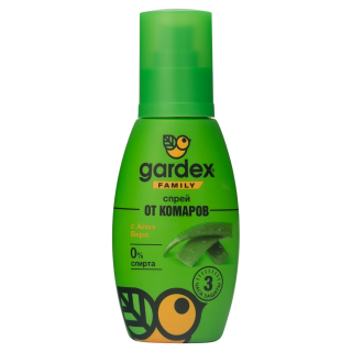 Gardex (Гардекс) Family спрей от комаров (алоэ вера), 100 мл