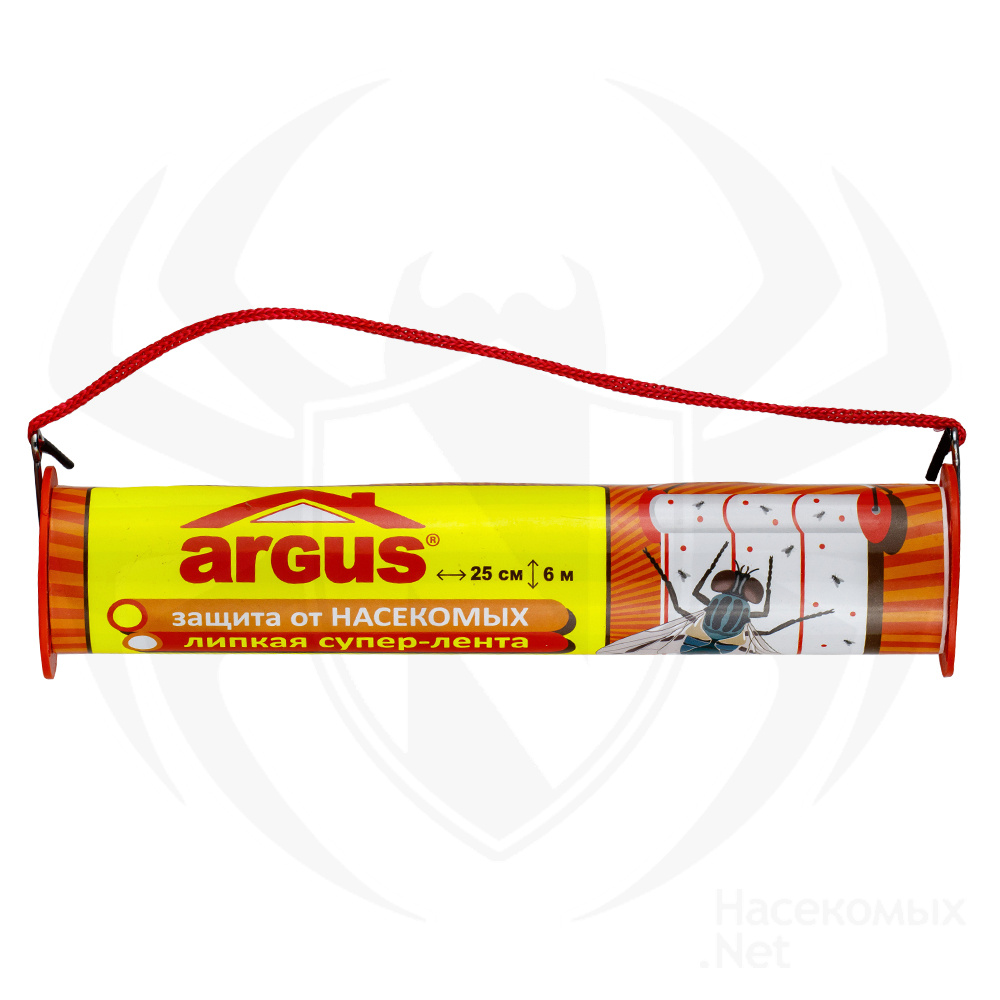 Argus (Аргус) клеевая ловушка от мух, мошки, моли (ролик) (6 метров x 25 см), 1 шт