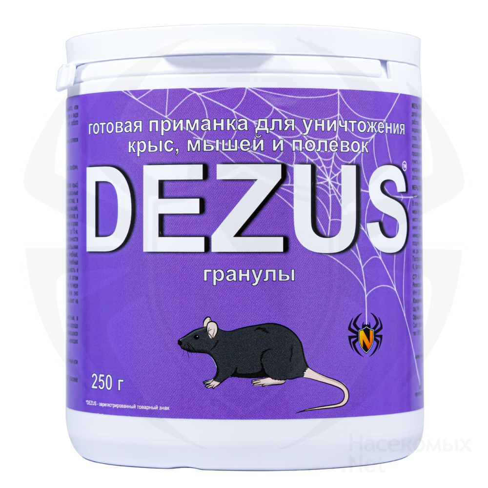 Dezus (Дезус) приманка от грызунов, крыс и мышей (гранулы), 250 г