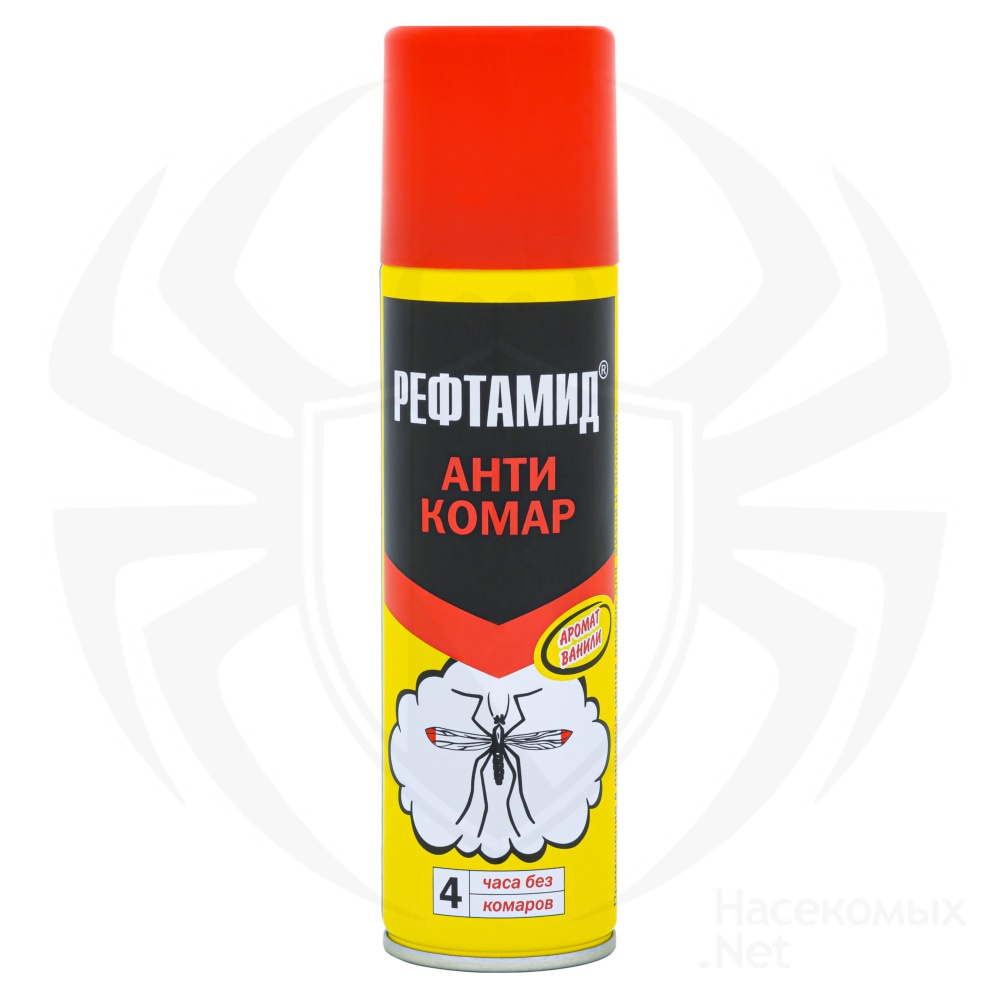 Рефтамид Антикомар аэрозоль от комаров, 145 мл