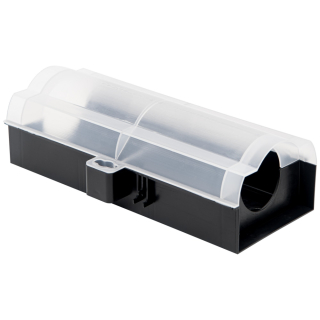 Контейнер PA106UV контейнер для раскладки родентицидов "Прозрачная крышка" (оснащен замками, креплением к полу, системой крепления приманки) (297x125x90), 1 шт