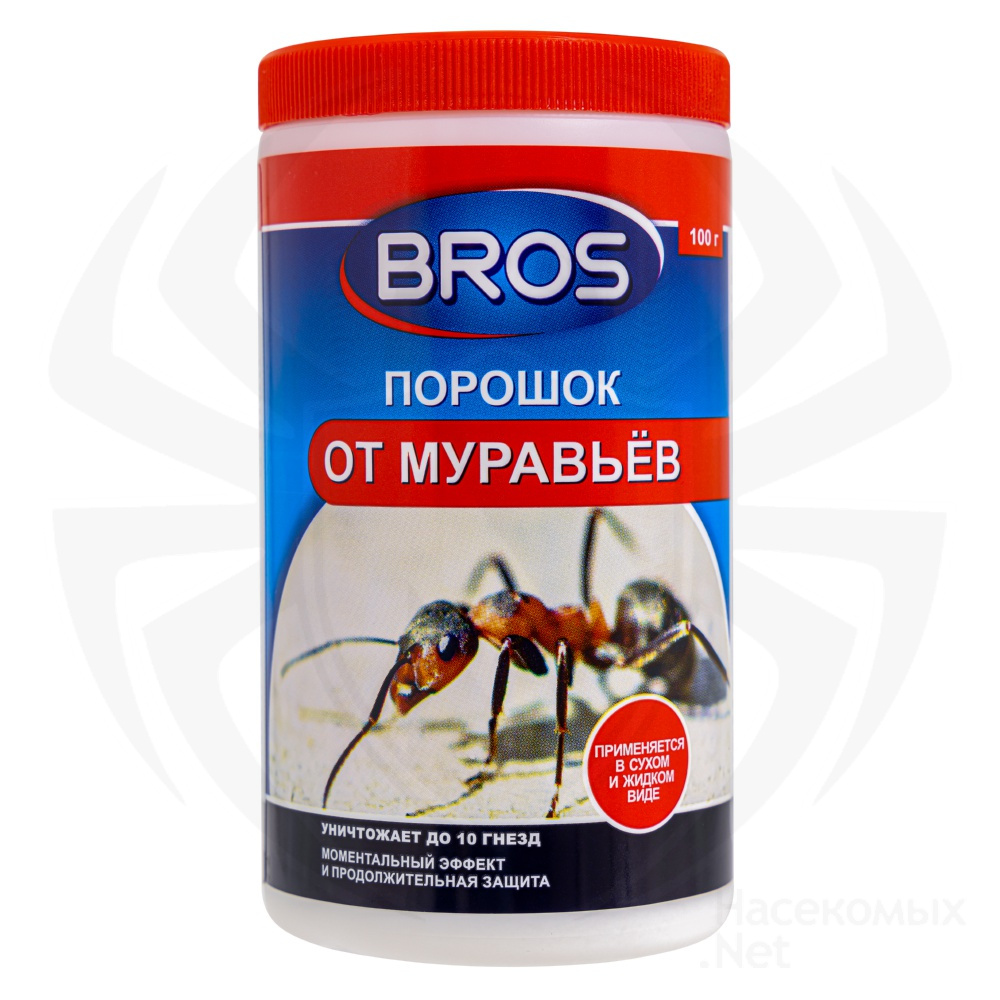 Bros (Брос) порошок от муравьев, 100 г. Фото N2