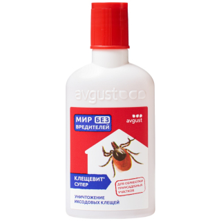 Avgust (Август) Клещевит Супер средство для обработки дачных участков, 100 мл