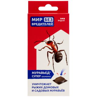 Avgust (Август) Муравьед Супер ловушки от муравьев, 4 шт