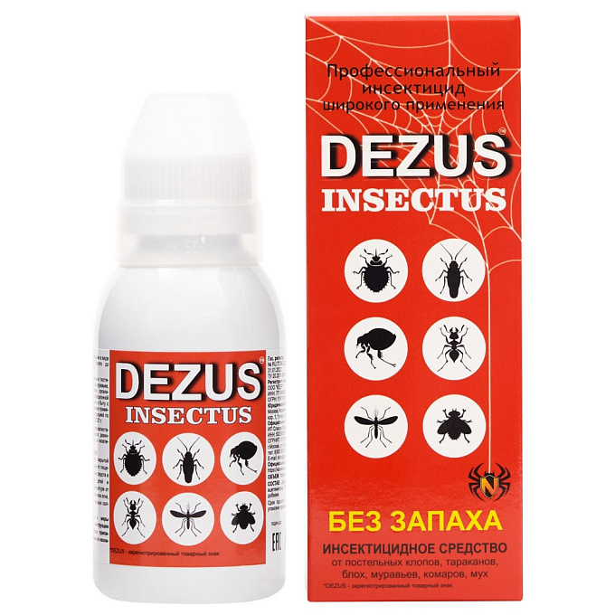 Dezus (Дезус) "Super" средство от клопов, тараканов, блох, муравьев, 100 мл. Фото N11